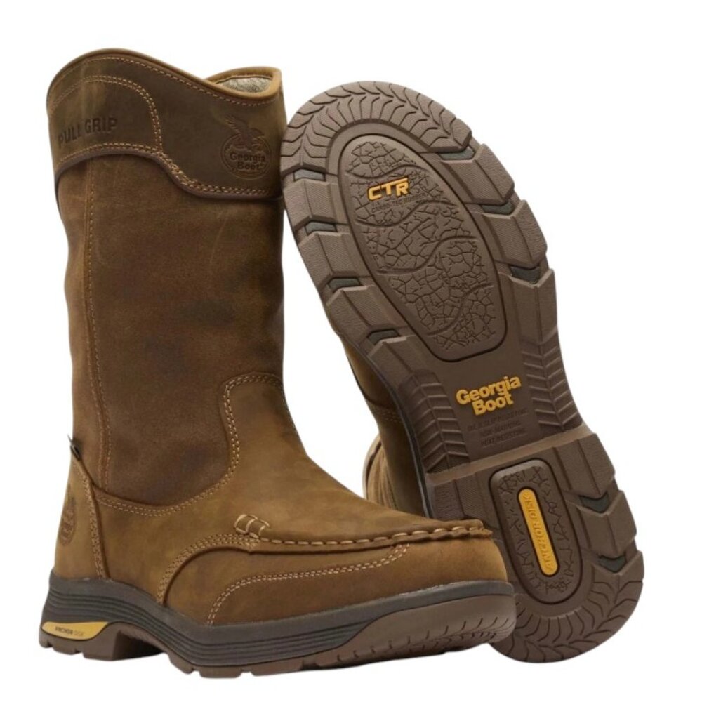 Georgia Boot Athens SuperLyte Waterproof Wellington Boots, GB00549, US 13 M